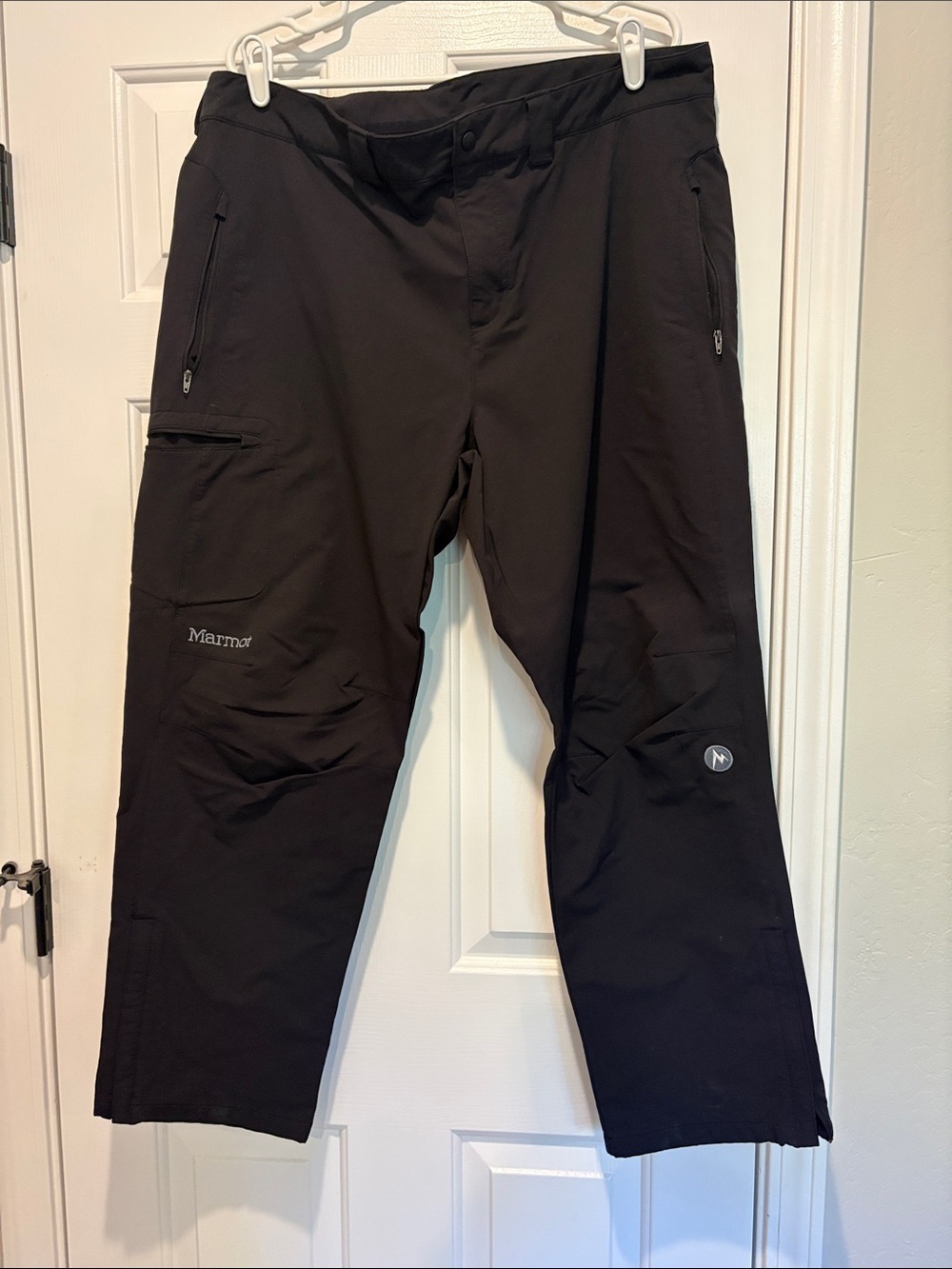 Marmot Black Tech Softshell Hiking Pants